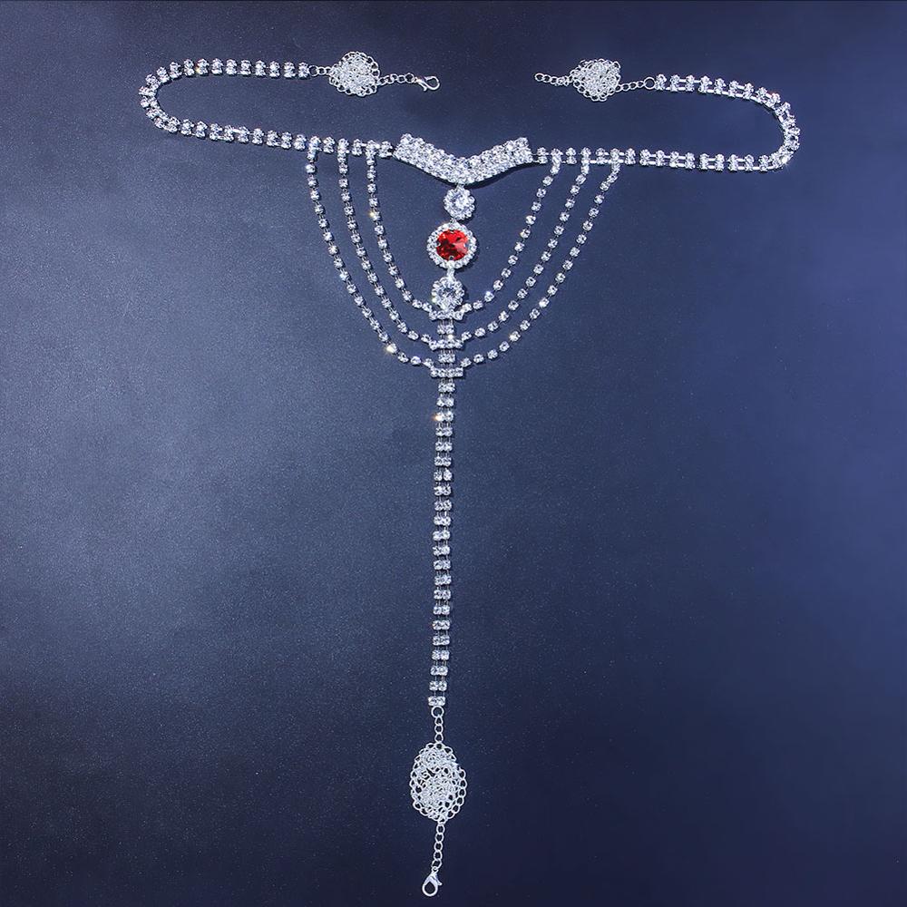 Sexy Body Chain Lingerie Red C - đánh giá và giá Body Jewelry Retainers
