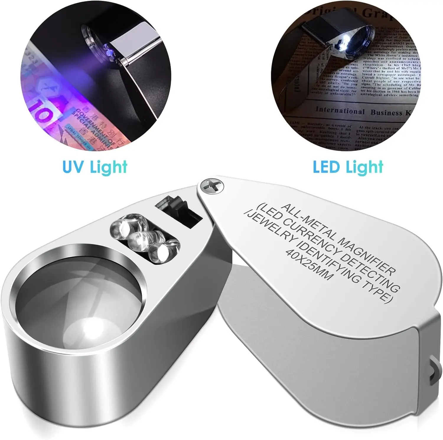 40X Illuminated Loupe Magnifie - đánh giá và giá Body Jewelry Repair